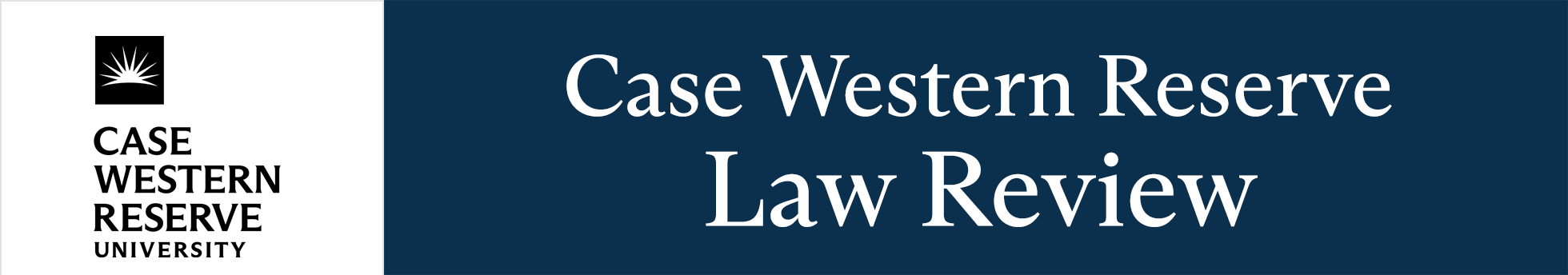 Case Western Reserve Law Review