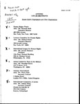 Annexes List of Recipients