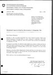 Letter from Switzerland's Department of Foreign Affairs to M. Cherif Bassiouni