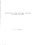 International Human Rights Law Institute Database Procedures