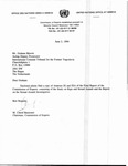 Letter from M. Cherif Bassiouni to Graham Blewitt