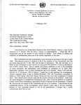 Letter from M. Cherif Bassiouni to Madeleine Albright