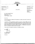 Letter from M. Cherif Bassiouni to Trudy Huskamp Peterson