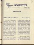 Newsletter: The Center for Professional Ethics, Spring 1994