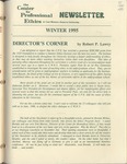 Newsletter: The Center for Professional Ethics, Winter 1995